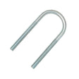 4" Nominal Bore Extended Leg U-Bolt, 114mm Inside Width, Mild Steel Bright Zinc Plated (M12) Bolt only