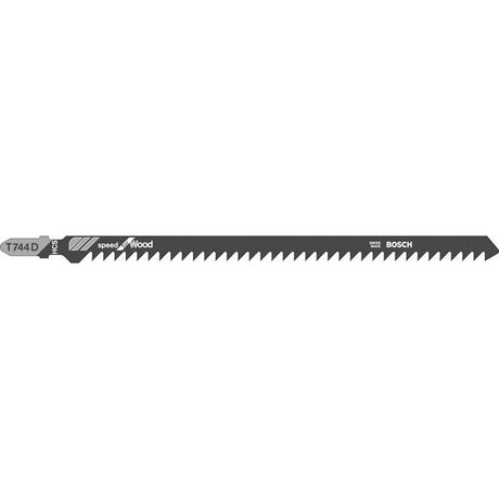 Bosch T744D 180mm Jigsaw Blade for wood 5-135mm (Pack of 3) P/No. 2 608 663 314