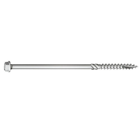 8.0 x 75 Timco Ruspert Silver In-Dex Heavy Duty Timber Screws 875INH