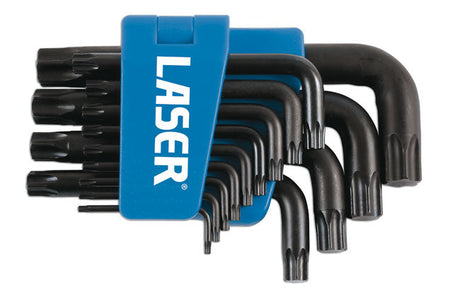 Laser 13 Piece Torx Hex Key Set (T10-T80) 6056