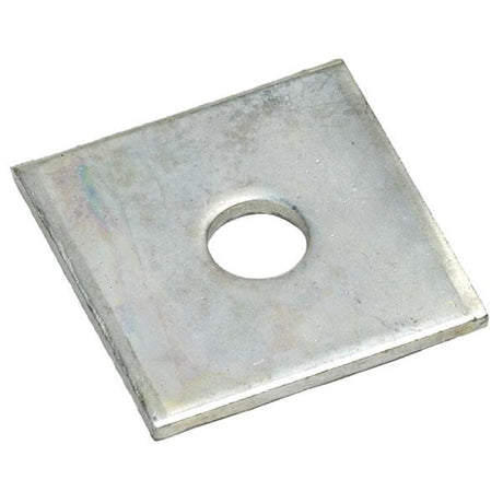 M20 x 50 x 3mm Mild Steel Square Plate Washer Bright Zinc Plated, DIN 436