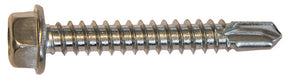 4.2 x 13 Hexagon Flange Head Self Drilling Screw, Stainless Steel A2, DIN7504k