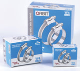 240 - 280mm Orbit Hose Clip 304 Stainless Steel (12) BSI Kitemark