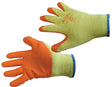 Latex Grip Gloves Orange Size L (1 pair)