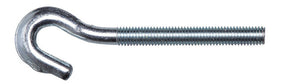 M10 Forged Hook Bolt 73mm Shank 12mm Hook, Steel Bright Zinc Plated