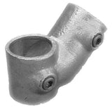45 Degree Tee C07 Size 8 (G40) Handrail Fitting, Galvanised (Kee Klamp Compatible 12-8)