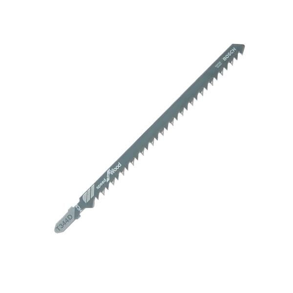 Bosch T344D 152mm Jigsaw Blade for wood 5-100mm (Pack Of 5) P/No. 2 608 633 A34