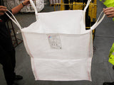 1 Tonne Bulk Bags with 4 lifting Loops 850mm x 850mm x 850mm