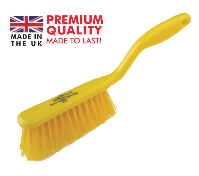 Yellow Medium Bristle Plastic Hand Brush B864Y