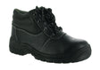 Size 07 Laced Safety Hiker Boot (Black)