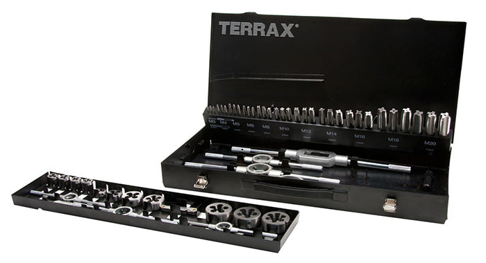 Terrax 54 Piece Tap & Die Threading Set A245040