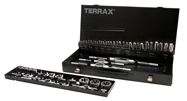 Terrax 54 Piece Tap & Die Threading Set A245040