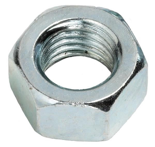 M16 Hexagon Steel Full Nut Class 8  Bright Zinc Plated, DIN 934