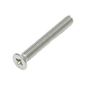 M5 x 60 Machine Screw, Countersunk Pozi No.2 Stainless Steel A2 (304)