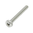 M4 x 65 Machine Screw, Pan Pozi No.2 Stainless Steel A2 (304)