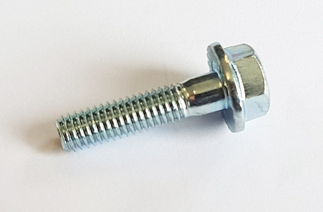 M6 x 25 Hexagon Head Flange Serrated Bolts High Tensile Grade 8.8 Bright Zinc Plated, DIN 6921