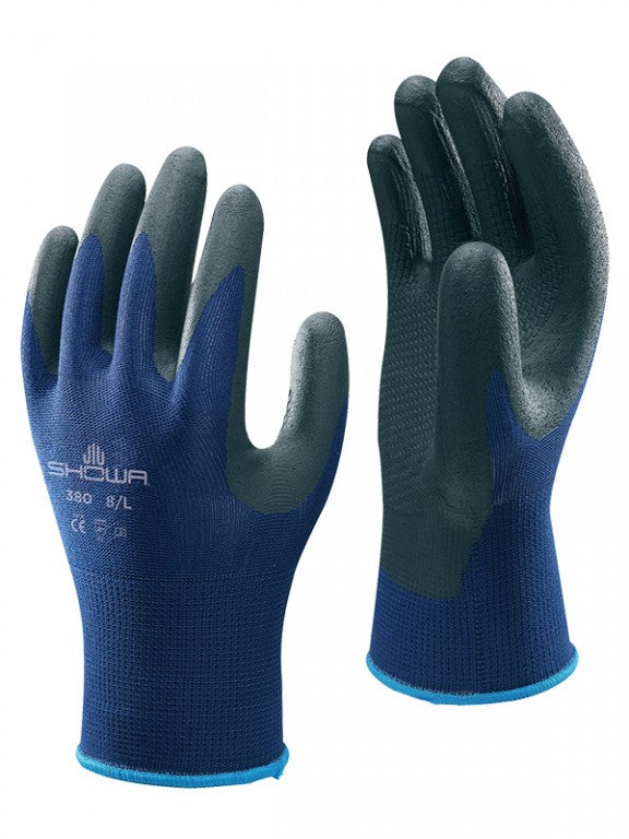 Size 9 (XL) Showa 380 Nitrile Foan Grip Gloves SHO3854 (1 pair)