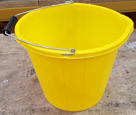 14.5 Litre Yellow Heavy Duty Bucket