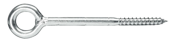12mm x 120mm Welded Screw Eye, Steel Bright Zinc Plated
