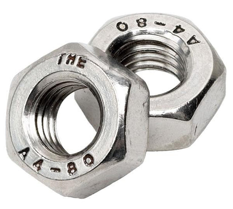 M14 Full Nuts, Stainless Steel A4 (316), DIN 934