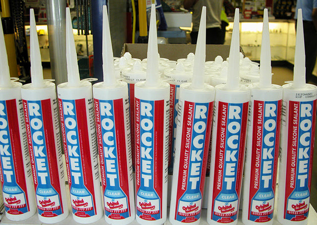 Clear Rocket Premium Quality Silicone Sealant 300ml 5120000