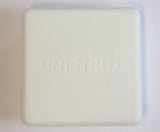 Unistrut P1/2240 Plastic End Caps White 41mm x 41mm Deep Channel