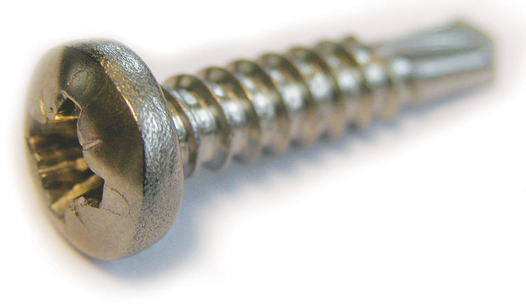 4.8 x 32 Pan Pozi Self Drilling Screw, Stainless Steel A2, DIN7504MZ
