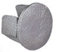 Metal End Cap C65G Size 5 (G20) Handrail Fitting, Galvanised (Kee Klamp Compatible 81-5)