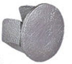 Metal End Cap C65G Size 5 (G20) Handrail Fitting, Galvanised (Kee Klamp Compatible 81-5)