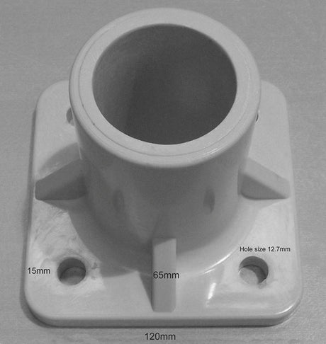 Grey Round Hole Base Foot (Single piece) MHBFG