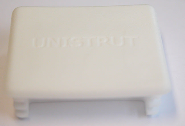 Unistrut P1/2240 Plastic End Caps White 41mm x 41mm Deep Channel