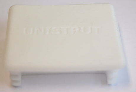 Unistrut P1/2240 Plastic End Caps White 41mm x 41mm Deep Channel