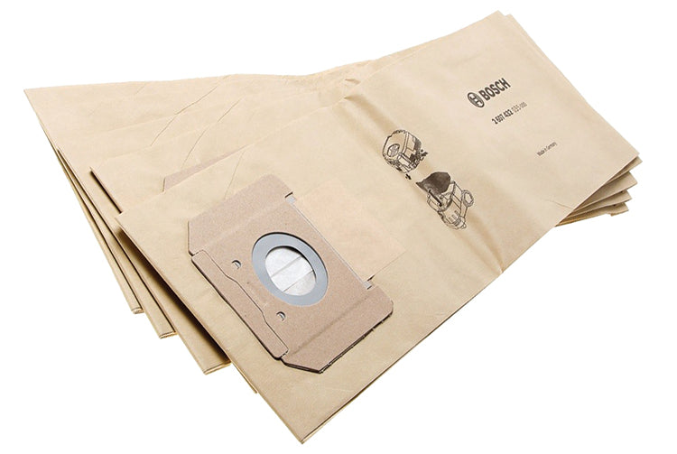 Bosch Vacuum Paper Dust Bags for GAS 35 Pack of 5