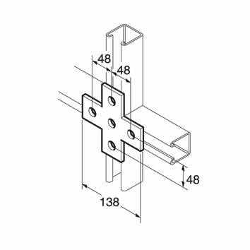 SB603+ Cross, Unistrut compatible