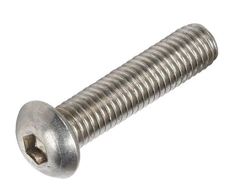 M16 x 25 Socket Button Screws, Stainless Steel A2 (304), ISO 7380