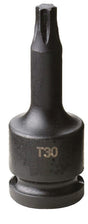 3/8" Drive 50mm Long T25 Torx Bit Socket Black MTD06T25