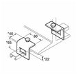 SC852/21 / P1796A Beam Clamp/Window Clamp, Unistrut compatible, galvanised (Not sold in pairs)