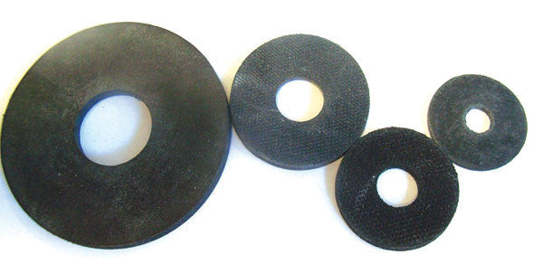 M12 x 36 x 3.0mm Black Rubber Mudguard Penny Washers