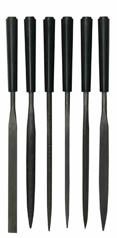 Stanley 6 Piece Needle File Set 150mm 0-22-500