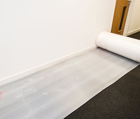 Floor Protection Flame Retardant White Corrugated Board 50 Metre x 1 Metre x 2mm