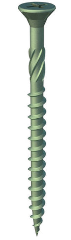 4.5 x 60 Timco Solo Countersunk Decking Screw PZ2 Organic Green 60SOLOD200