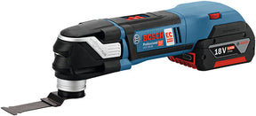Bosch GOP 18V-28 Multicutter with 2 x 18V 5.0ah Battery & 16 Accessories in an L-Boxx