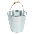 Galvanised 10 Litre Bucket with Wooden Handle BM10