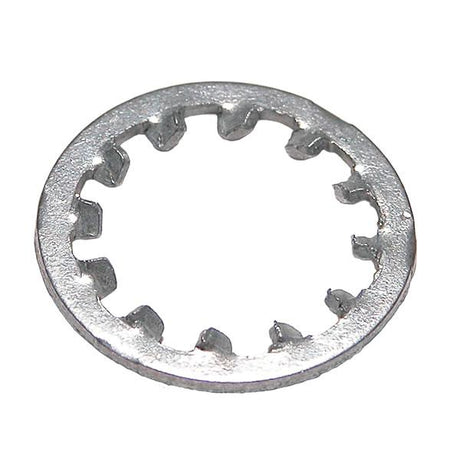 M5 Internal Shakeproof Washer, Steel Bright Zinc Plated, DIN 6797