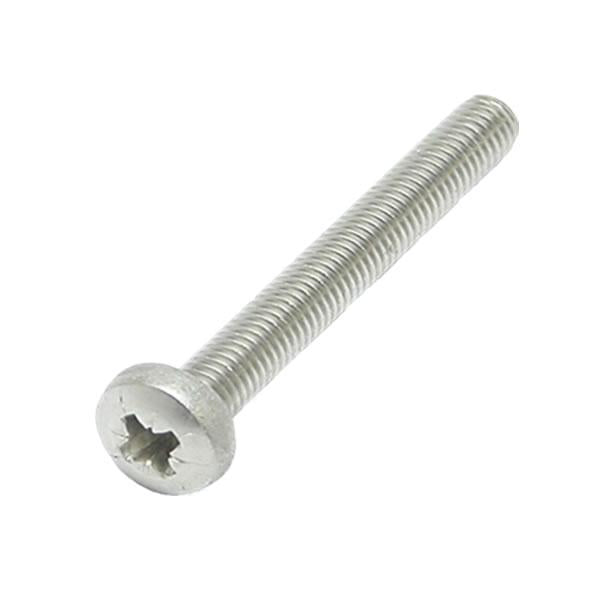 M5 x 25 Machine Screw, Pan Pozi No.2 Stainless Steel A2 (304)