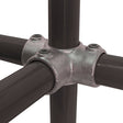 Side Outlet Tee C23 Size 5 (G20) Handrail Fitting, Galvanised 176-A27 (Kee Klamp Compatible 35-5)