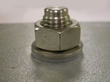 M16 x 17.9 x 6L x 30mm Nylon Shoulder Insulating / Isolation Washer Grey