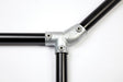 Level to Sloping Up Tee 30-45 Degree C042 Size 7(G32) Handrail Fitting, Galvanised