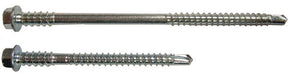 5.5 x 110 Stainless Steel Hex High Thread Self Drill Screw Light Section (for piercing steel up to 3.5mm) A2