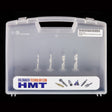 4 Piece Short Series Solid Drill Bit Broaching Cutter Set (6, 8, 10 & 12mm)